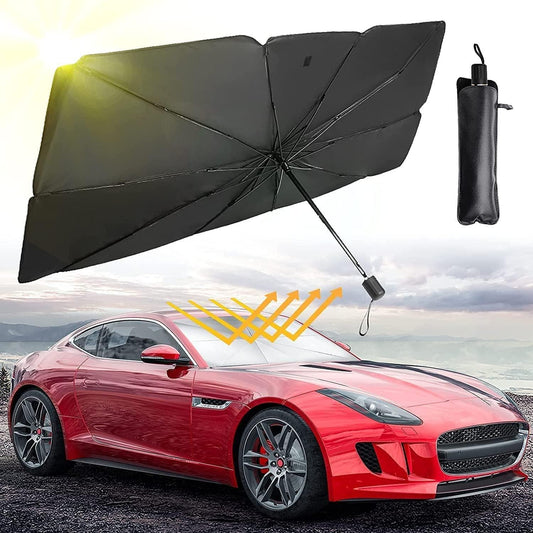 Foldable Car Sunshade Umbrella – Instant Cool Comfort!